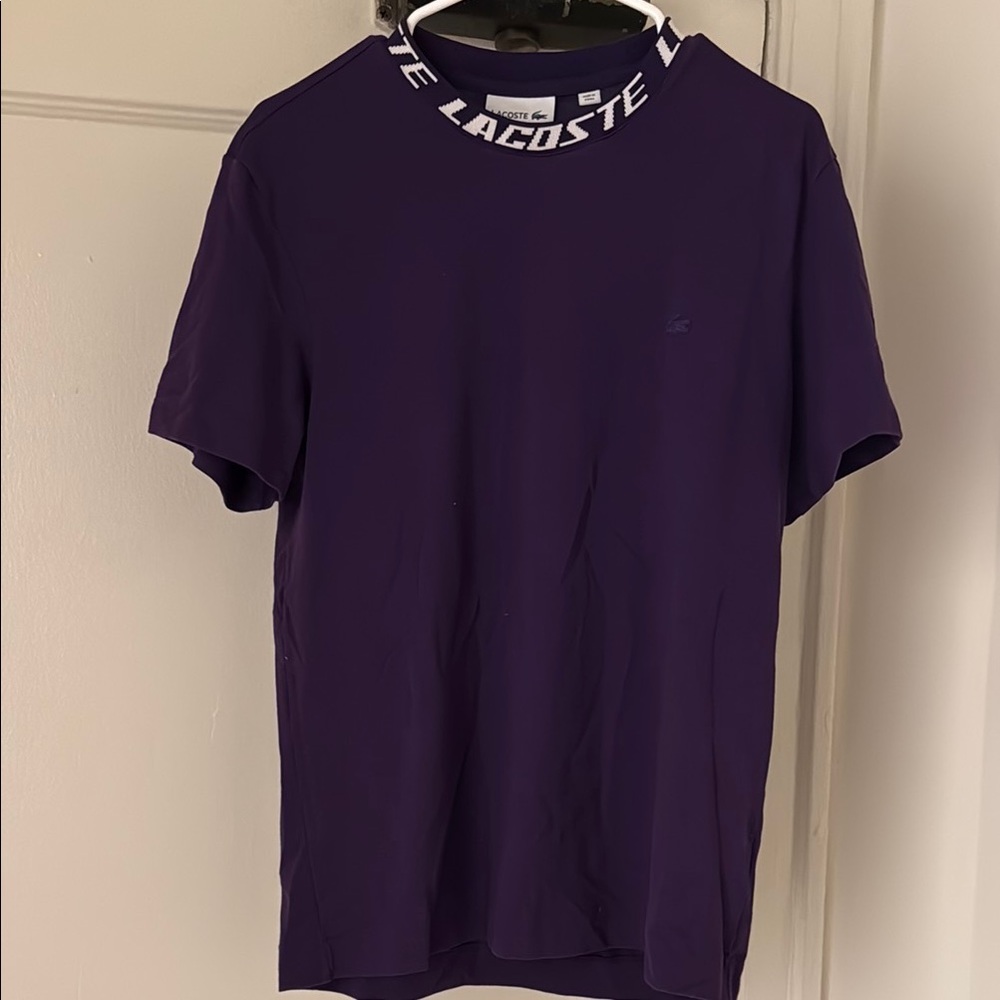 Lacoste Unisex Purple T-Shirt